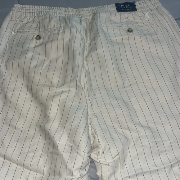 Polo by Ralph Lauren Men's Cream Pinstripe - Picture 5 of 7